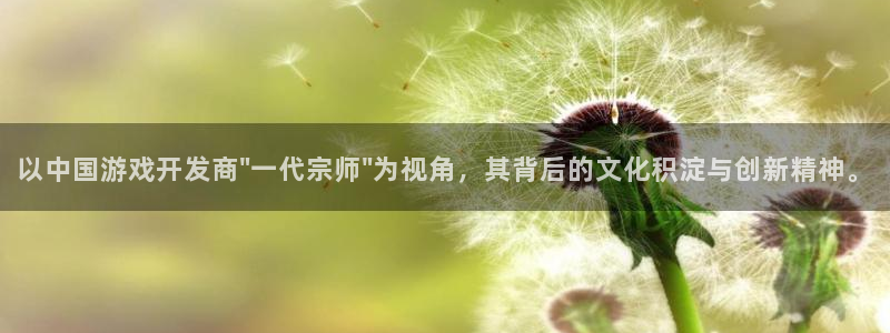 恩佐娱乐1：以中国游戏开发商\
